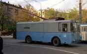 (39 Kb.) 09.2002.  Троллейбус техпомощи №756 на Велозаводской улице.