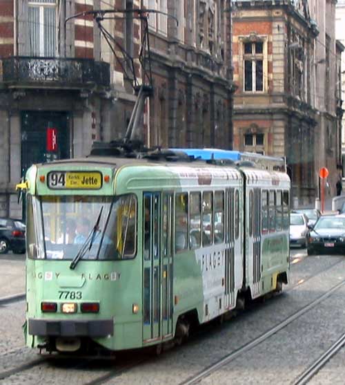 26.07.2003.  Брюссельский трамвай 94(!) маршрута.  (40 kb.)